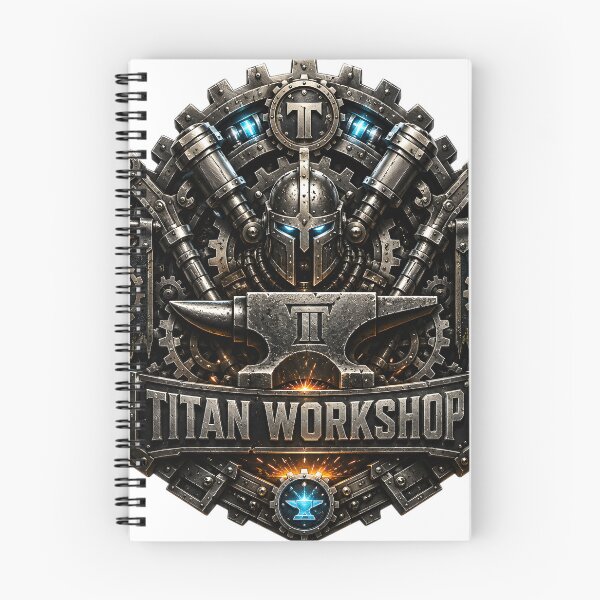Item preview, Steel Emblem Titan Workshop | Premium Industrial Forging Badge | Mechanical Titan Steel Logo designed and sold by SteelCoat Studio.