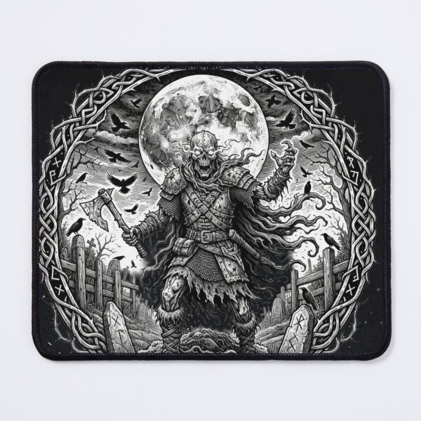 Item preview, Undead Viking Warrior | Dark Norse Fantasy Art designed and sold by BloopyWorks.