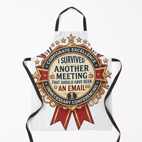 Item preview, I Survived Another Meeting Funny Office Badge designed and sold by pictranoosa.