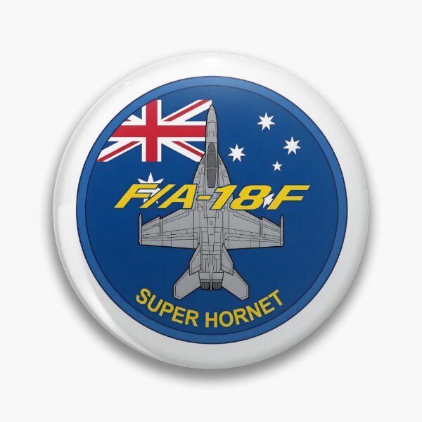 Item preview, RAAF F/A-18F Super Hornet Australian Flag Patch designed and sold by CharlieDesings.