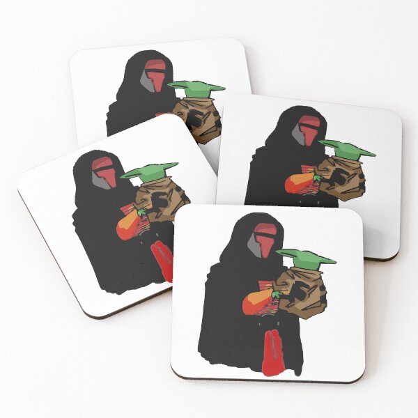 Item preview, Darth Revan Holding Grogu | Star Wars Legends | Character Artwork designed and sold by GeekMix.