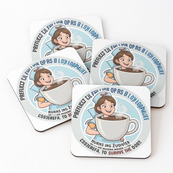 Item preview, Nurse Coffee Lover Funny Badge Design designed and sold by ArtistryNetix.
