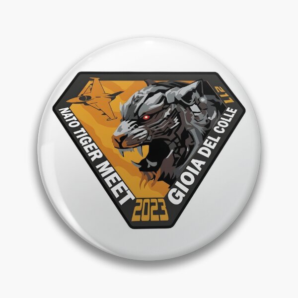 Item preview, Czech Air Force 211th Tactical Squadron NATO Tiger Meet 2023 Gioia del Colle Patch designed and sold by CharlieDesings.