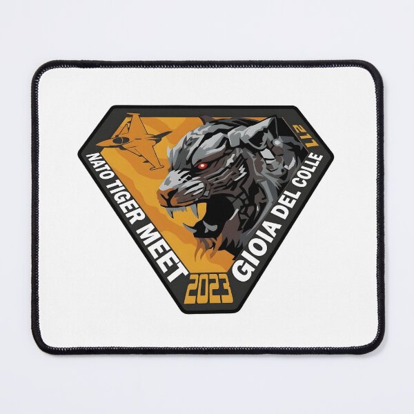 Item preview, Czech Air Force 211th Tactical Squadron NATO Tiger Meet 2023 Gioia del Colle Patch designed and sold by CharlieDesings.