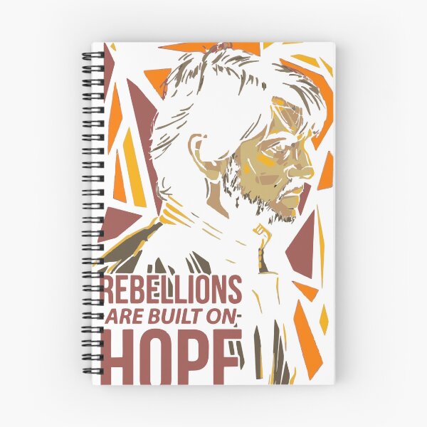 Item preview, Cassian Andor | Rebellions Are Built on Hope | Star Wars Quote Artwork designed and sold by DawnColony.