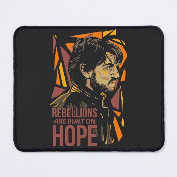 Item preview, Cassian Andor | Rebellions Are Built on Hope | Star Wars Quote Artwork designed and sold by GeekMix.