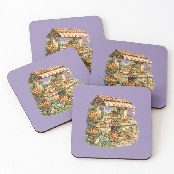 Item preview, Vintage French Country Market Illustration – Retro Provence Design Art designed and sold by MagicMakerPh.