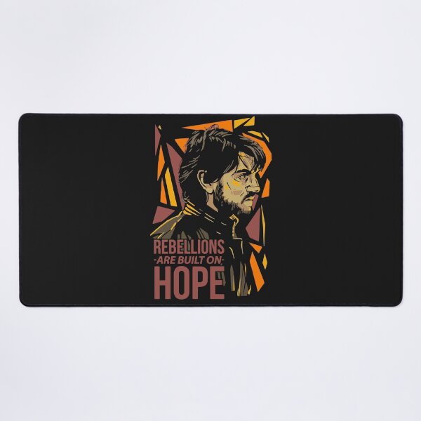 Item preview, Cassian Andor | Rebellions Are Built on Hope | Star Wars Quote Artwork designed and sold by GeekMix.