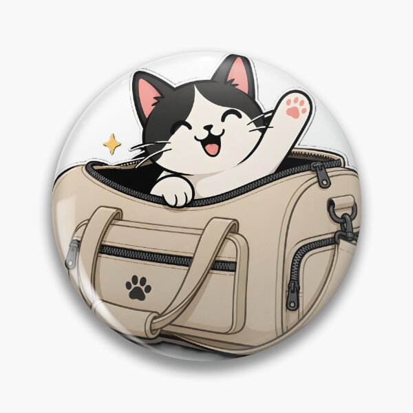 Item preview, The Cat's Out of the Bag | Funny Cat Pun Cartoon T-Shirt designed and sold by BabiesNanimals.