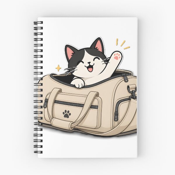 Item preview, The Cat's Out of the Bag | Funny Cat Pun Cartoon T-Shirt designed and sold by BabiesNanimals.