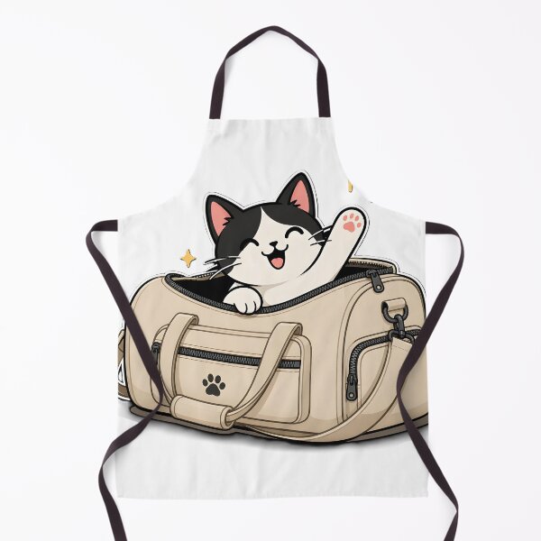 Item preview, The Cat's Out of the Bag | Funny Cat Pun Cartoon T-Shirt designed and sold by BabiesNanimals.