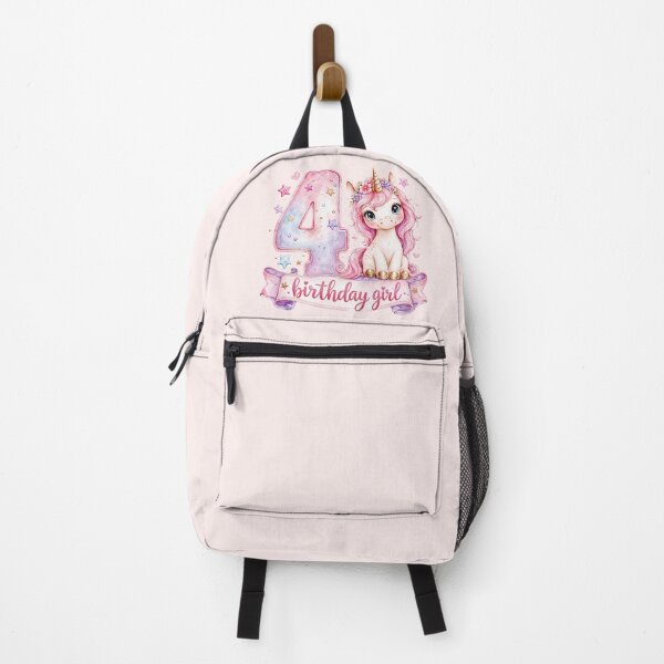 Item preview, Birthday girl 4 unicorn watercolor aesthetic designed and sold by Infdesigner.