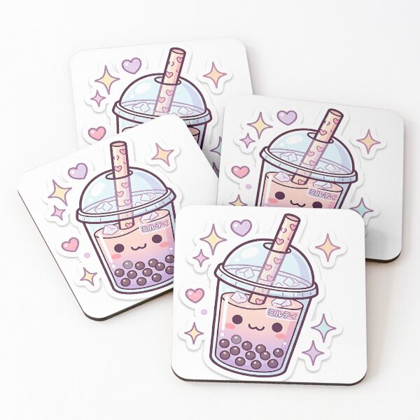 Artikelvorschau, Fröhliche Bubble-Tea-Tassenfigur entworfen und verkauft von Ghostshop13.