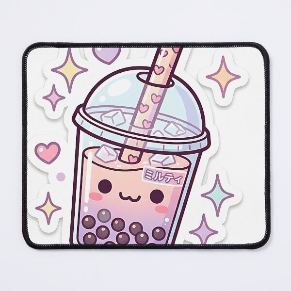 Item preview, Happy Bubble Tea Cup Character designed and sold by Ghostshop13.