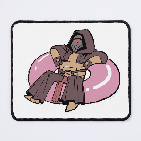 Item preview, Darth Revan Relaxing on a Pink Floatie | Star Wars | Funny Sith Design designed and sold by GeekMix.
