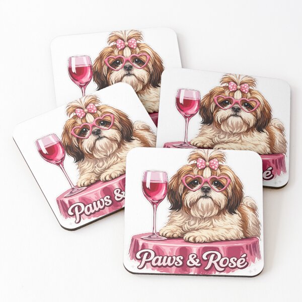 Item preview, Paws & Rosé designed and sold by PawsAndPallette .