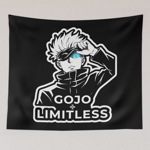 Item preview, Satoru Gojo Six Eyes Limitless Jujutsu Kaisen Anime Vector designed and sold by luffy2374.