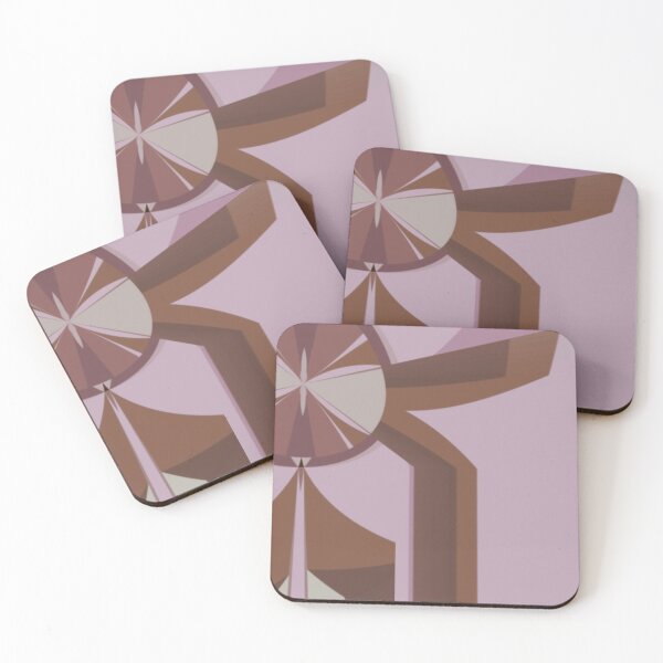 Item preview, Time Out Modern Abstract Brown Pink Feature Art  designed and sold by Jenny Meehan Art Prints and Patterns  .