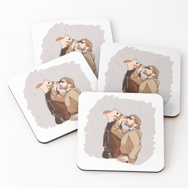 Item preview, Goofy Anakin Drinking Rain | Obi-Wan Watching | Funny Star Wars Meme Art designed and sold by GeekMix.