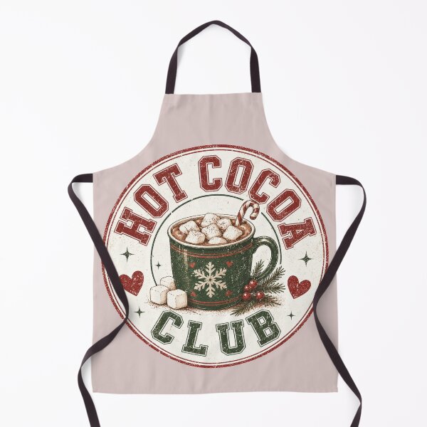 Item preview, Hot Cocoa Club | Cozy Christmas Hot Chocolate Vintage Holiday Design designed and sold by TheStephanieRome.