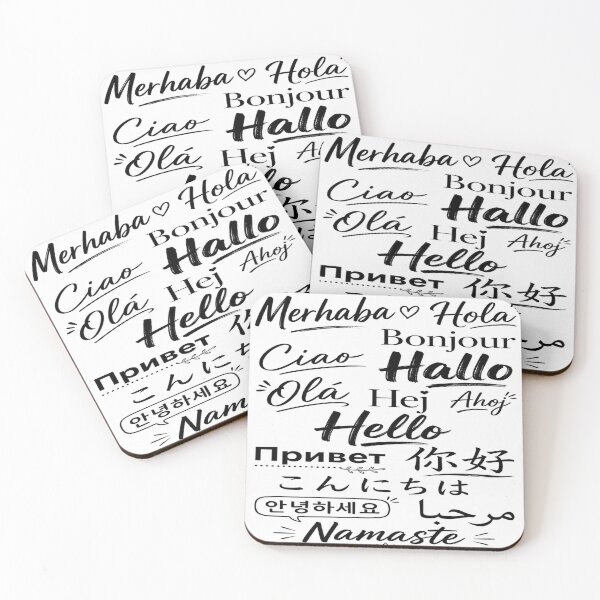 Item preview, Hello in Many Languages Phone Cases, tshirts, hoodies designed and sold by MixPhoneCases.