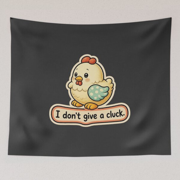 Item preview, Sarcastic Chicken Pun – I Don’t Give a Cluck designed and sold by Icareis-Studios.