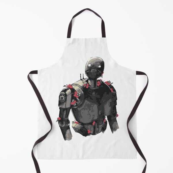 Item preview, K-2SO Blooming with Flowers | Rogue One Droid | Star Wars Botanical Artwork designed and sold by GeekMix.