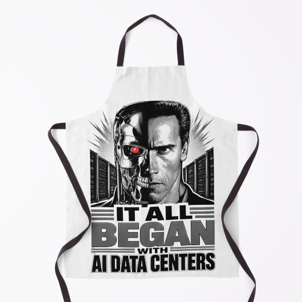 Item preview, It All Began With Ai Data Centers Black&White Edition designed and sold by KLERIKSTORE.
