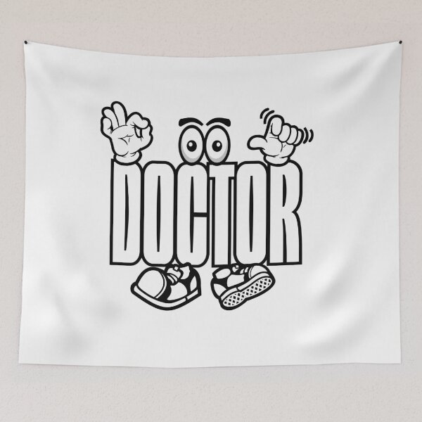 Item preview, Doctor - PROFESSIONS Graffiti Character Bold popart designed and sold by NFTWords.