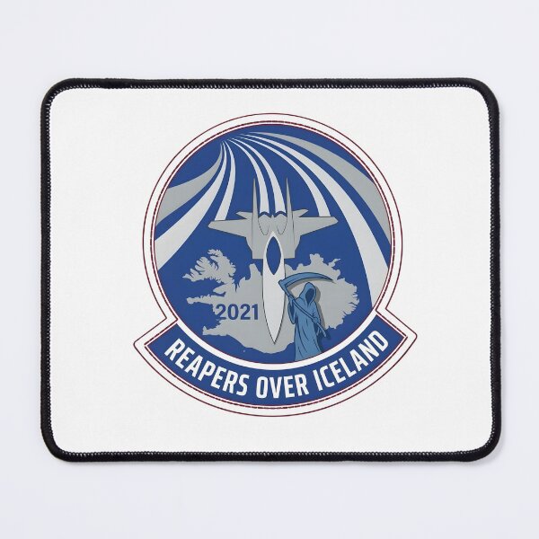 Item preview, USAF 493rd Fighter Squadron "Grim Reapers" Reapers Over Iceland 2021 Patch designed and sold by CharlieDesings.