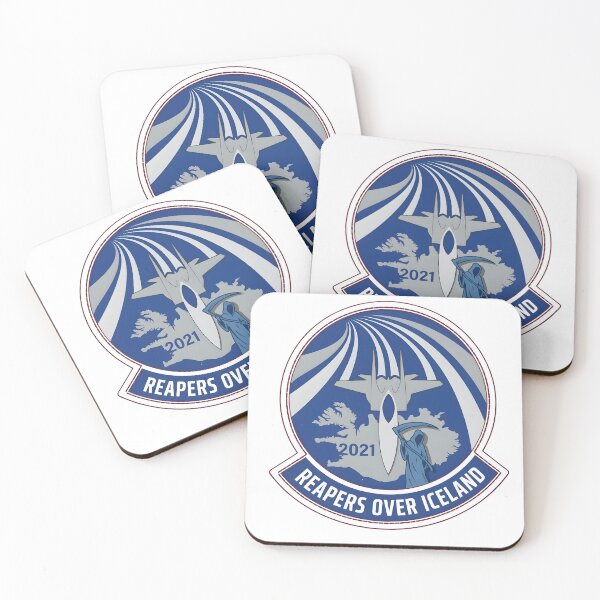 Item preview, USAF 493rd Fighter Squadron "Grim Reapers" Reapers Over Iceland 2021 Patch designed and sold by CharlieDesings.