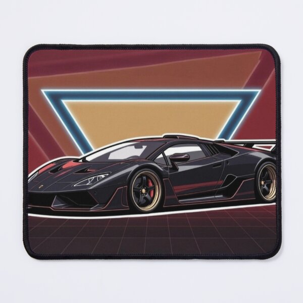Item preview, Retro Vector Supercar | Neon Performance Car Illustration designed and sold by Nexus Space.