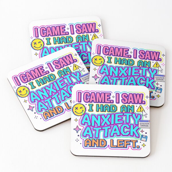 Item preview, I Came I Saw I Had an Anxiety Attack designed and sold by pictranoosa.