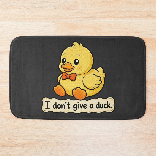 Item preview, Cute Duck Pun – I Don’t Give a Duck designed and sold by Icareis-Studios.