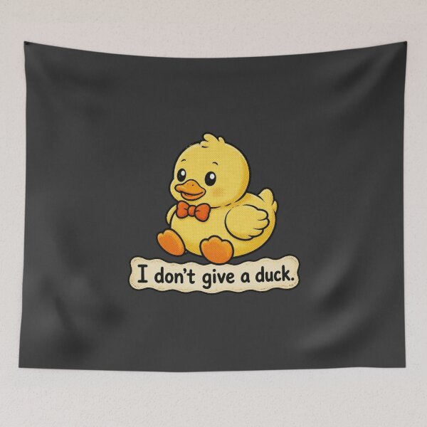Item preview, Cute Duck Pun – I Don’t Give a Duck designed and sold by Icareis-Studios.