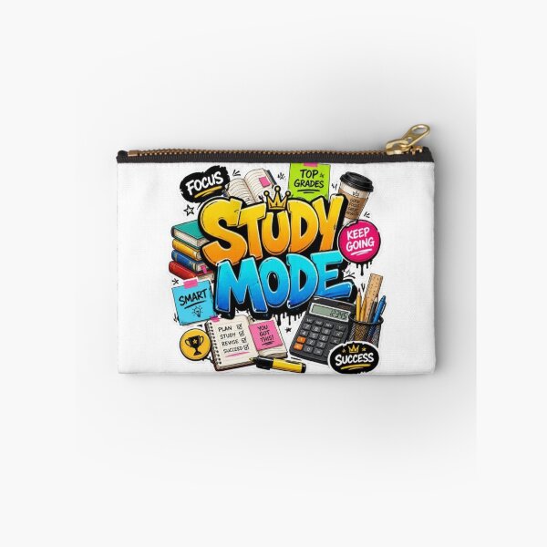 Item preview, STUDY MODE Notebook Cover | Student Aesthetic Sticker Design | Study Motivation Journal | School & College Notebook designed and sold by Stylestickers55.