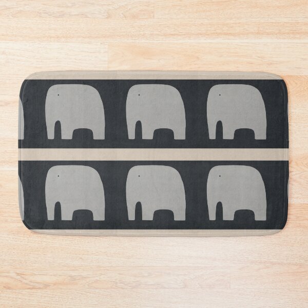 Item preview, "Slow Giant" – Minimalist Grey Elephant Art. By Moodzu. designed and sold by Moodzu.