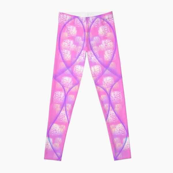 Leggings Pink, Purple and White Leggings