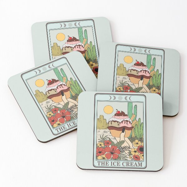 Artikelvorschau, Die Eiscreme-Tarotkarte: Essen | Modernes Tarot, Tarot-Memes, Pastell-Tarot entworfen und verkauft von Mildly Mystic.