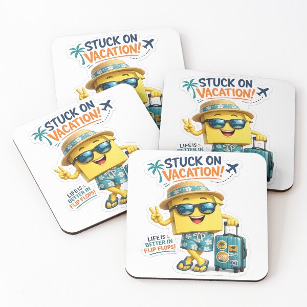 Item preview, Stuck on Vacation! designed and sold by TinyHeroLab.