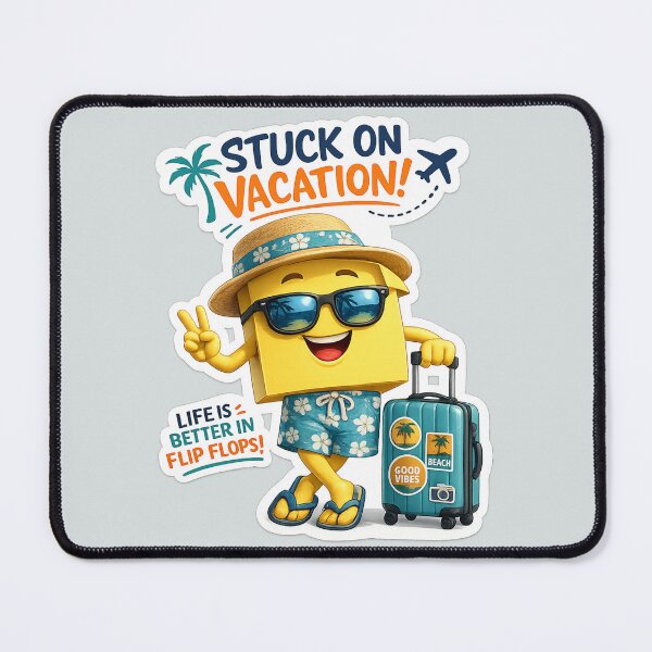 Item preview, Stuck on Vacation! designed and sold by TinyHeroLab.