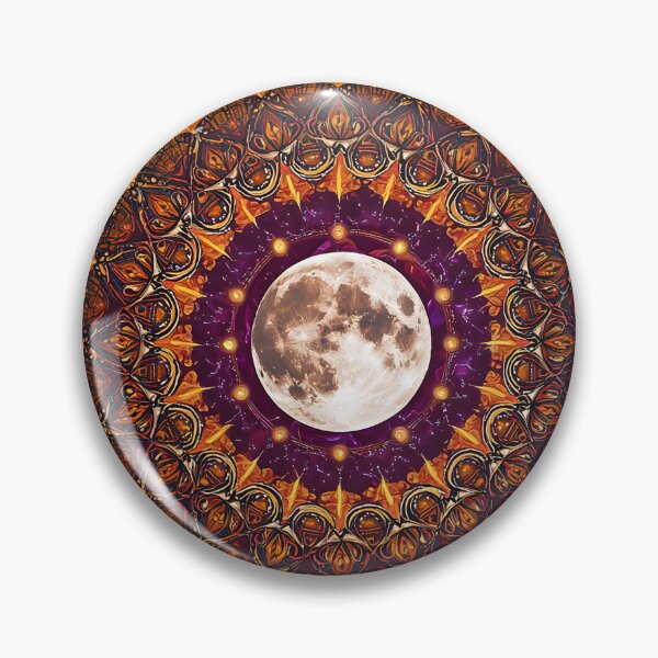 Item preview, 3d Render Of Moon Phases Mandala Digital designed and sold by Checho30.