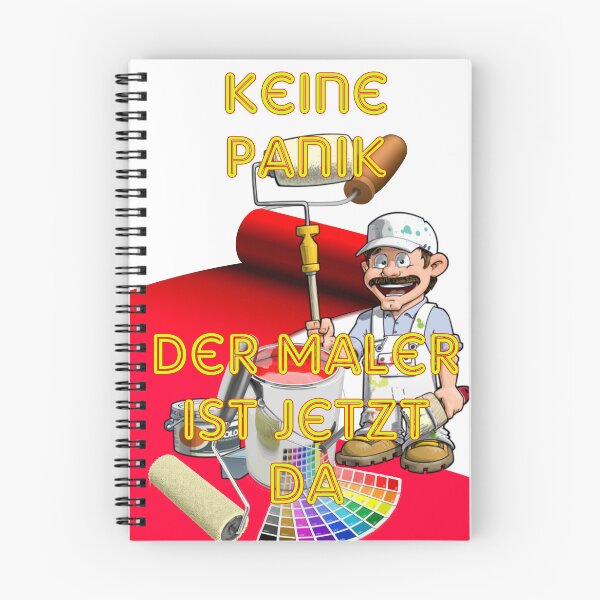 Item preview, Don't panic – the painter is here now! | Funny handyman & painter design designed and sold by Peter Kaul.