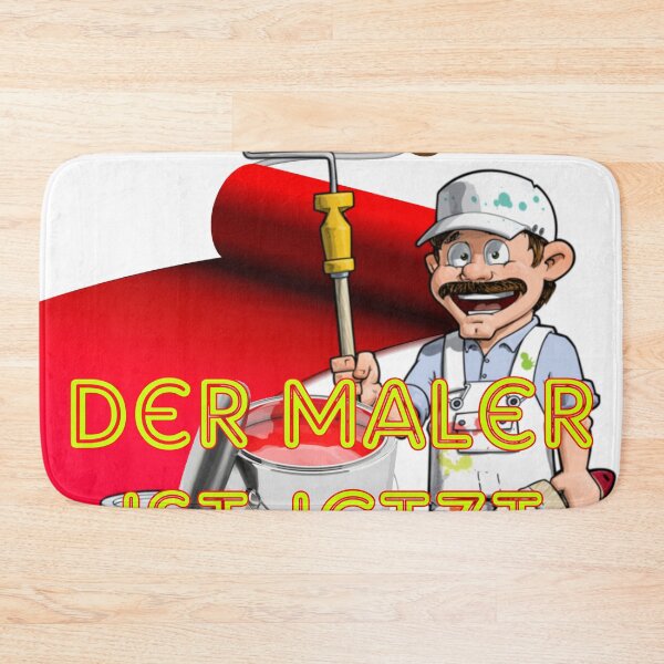 Item preview, Don't panic – the painter is here now! | Funny handyman & painter design designed and sold by Peter Kaul.