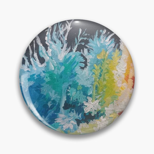 Item preview, Vibrant Abstract Forest Landscape Painting. designed and sold by fbtrisha.