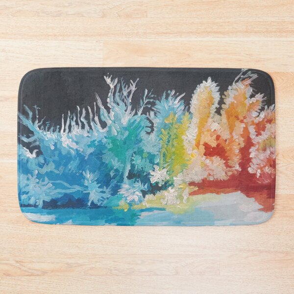Item preview, Vibrant Abstract Forest Landscape Painting. designed and sold by fbtrisha.