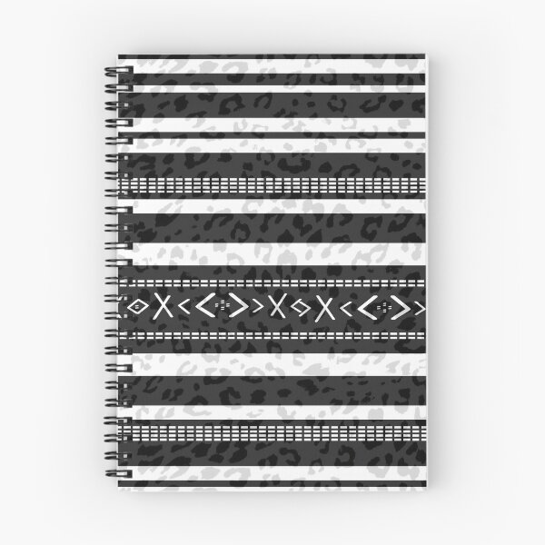 Item preview, BLACK AND WHITE LEOPARD PRINT TRIBAL GEOMETRIC PATTERN DESIGN BY MWADZSTUDIO designed and sold by LYFSTYLE.GEMS.