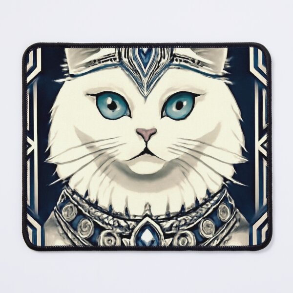 Item preview, Luxury Art Deco Persian Cat Painting designed and sold by Adisak-designs.