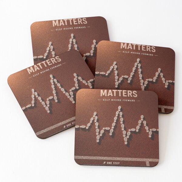 Item preview, Footprint Heartbeat Line, Running Track Graphic designed and sold by Jandedan.