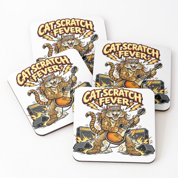 Item preview, Cat Scratch Fever Rocker designed and sold by Bad-Decisions-Designs.